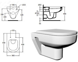 Плая  Подвесной унитаз Ideal Standard Playa J492701