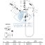 Сириус смеситель для ванны, хром Vidima B3176AA /BA010AA 
