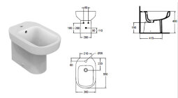 Плая Напольное биде Ideal Standard Playa J492601