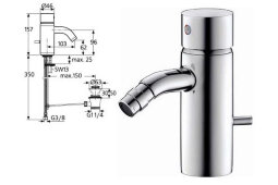 Серамикс Стиль смеситель для умывальника, под 1 отв.Grande, хром Ideal Standard A3690AA