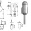 Кран для писсуара нажимной скрыт.подвод регул.напора, хром IDEAL STANDARD B6928AA