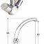 Стиль смеситель для кухни, литой излив, хром Vidima B2084AA/B9722AA	/BA140AA