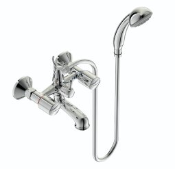 Стиль смеситель для ванны, короткий круглый излив, хром Vidima R1807AA/B9723AA	/BA137AA