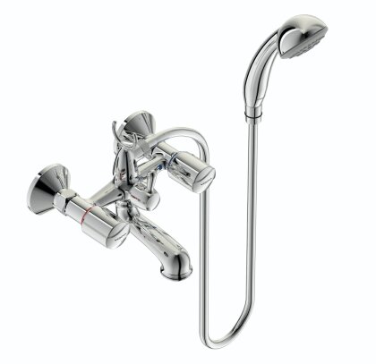 Стиль смеситель для ванны, короткий круглый излив, хром Vidima R1807AA/B9723AA	/BA137AA