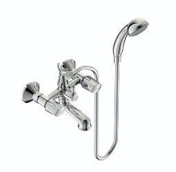 Флора смеситель для ванны, короткий круглый излив, хром Vidima R1907AA/B9729AA	/BA142AA