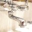 Флора смеситель для ванны, короткий круглый излив, хром Vidima R1907AA/B9729AA	/BA142AA