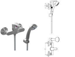 Сева Фреш смеситель для душа, хром Vidima B9952AA	/BA029AA НЕТ В НАЛИЧИИ,  СНЯТО С ПРОИЗВОДСТВА
